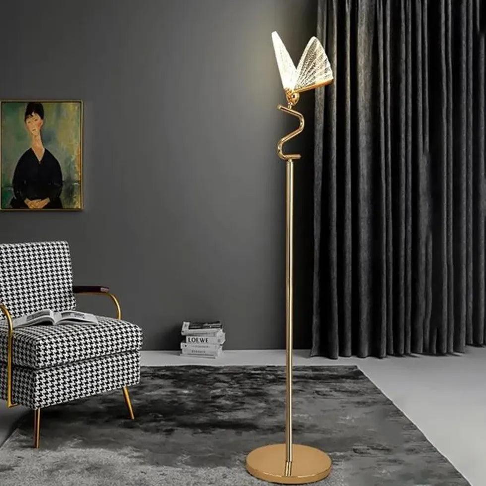 Elegant Wing Decorative Art Floor Lamp - Clowas