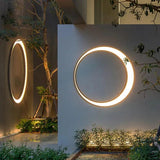 Courtyard Waterproof Outdoor Moon Wall Light