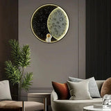 Creative Moon LED Round Wall Light for Living Room