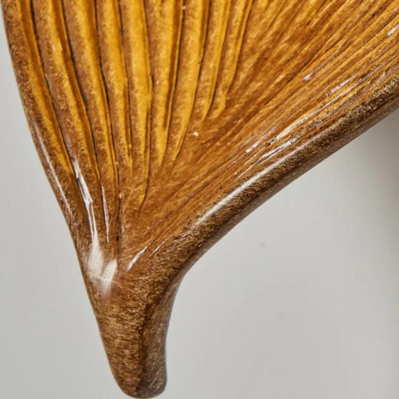 Leaf-Shaped Resin Living Room Wall Light - Clowas