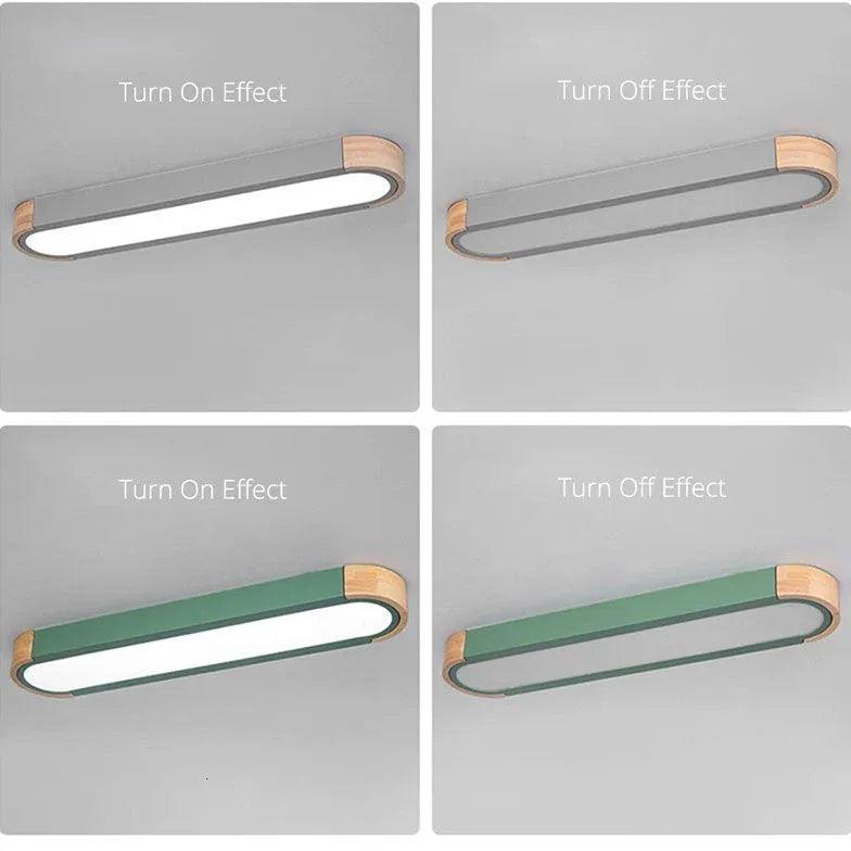 Elliptical Modern Hallway Flush Ceiling Lights - Clowas