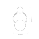 Nordic Round LED Wall Light for Bedroom