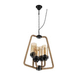 Vintage Glass Industrial Style Pendant Light for Coffee Shop