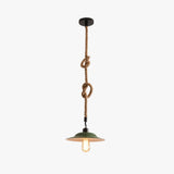 Rope Suspended Single Head Industrial Pendant Light - Clowas