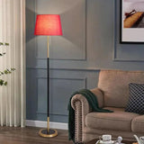 Iron and Fabric Floor Lamp for Living Room