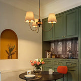 Fabric Lampshade Vintage LED Chandelier - Clowas