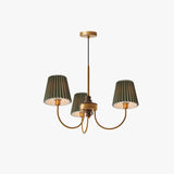 Fabric Lampshade Vintage LED Chandelier - Clowas