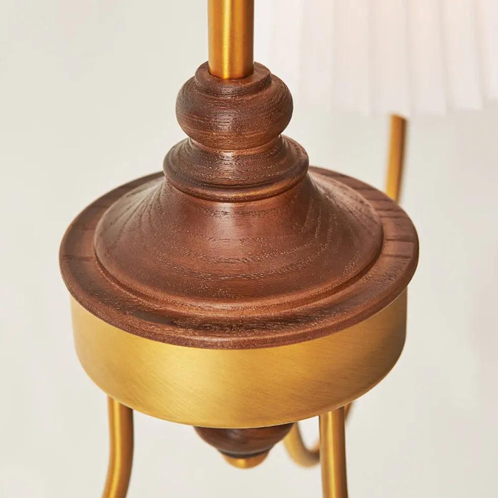 Fabric Lampshade Vintage LED Chandelier - Clowas