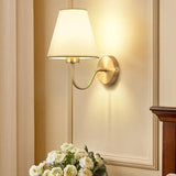 Modern Wall Light with Fabric for Bedroom