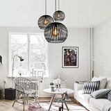 Minimalist Hollow Spherical Line Lighting Pendant