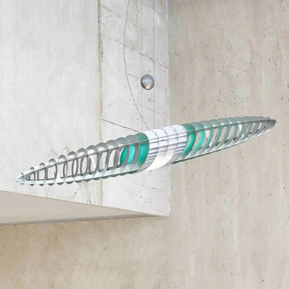Glass Spaceship Contemporary LED Pendant Lights