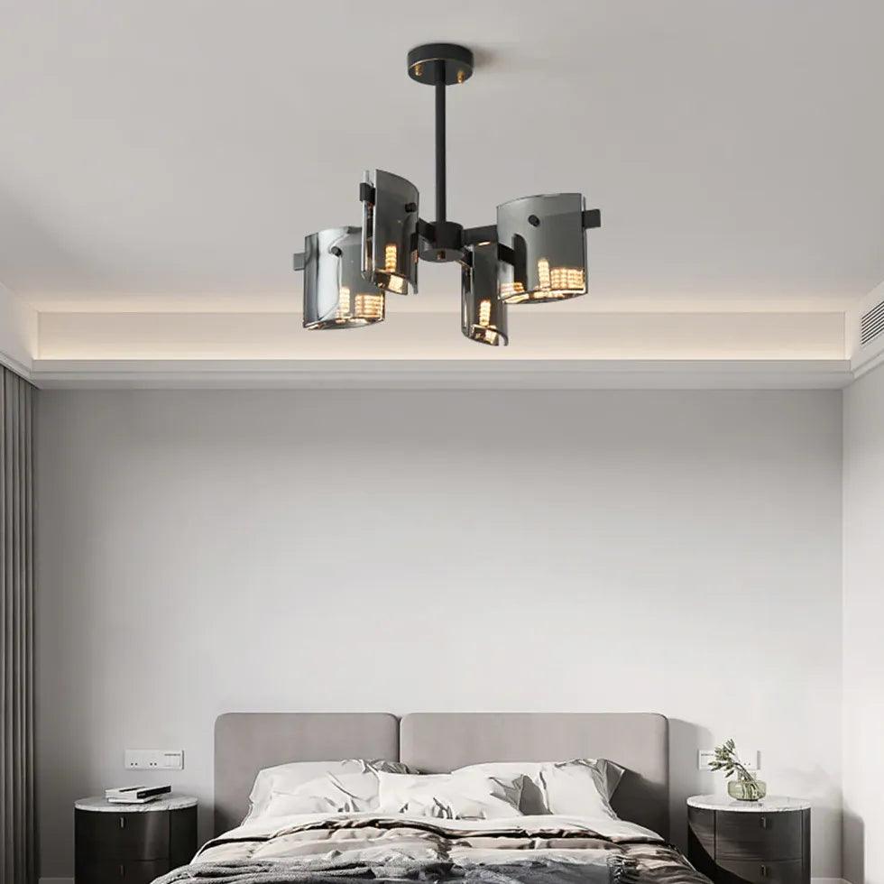 Gold Multi-Arm Bedroom Modern Chandelier - Clowas