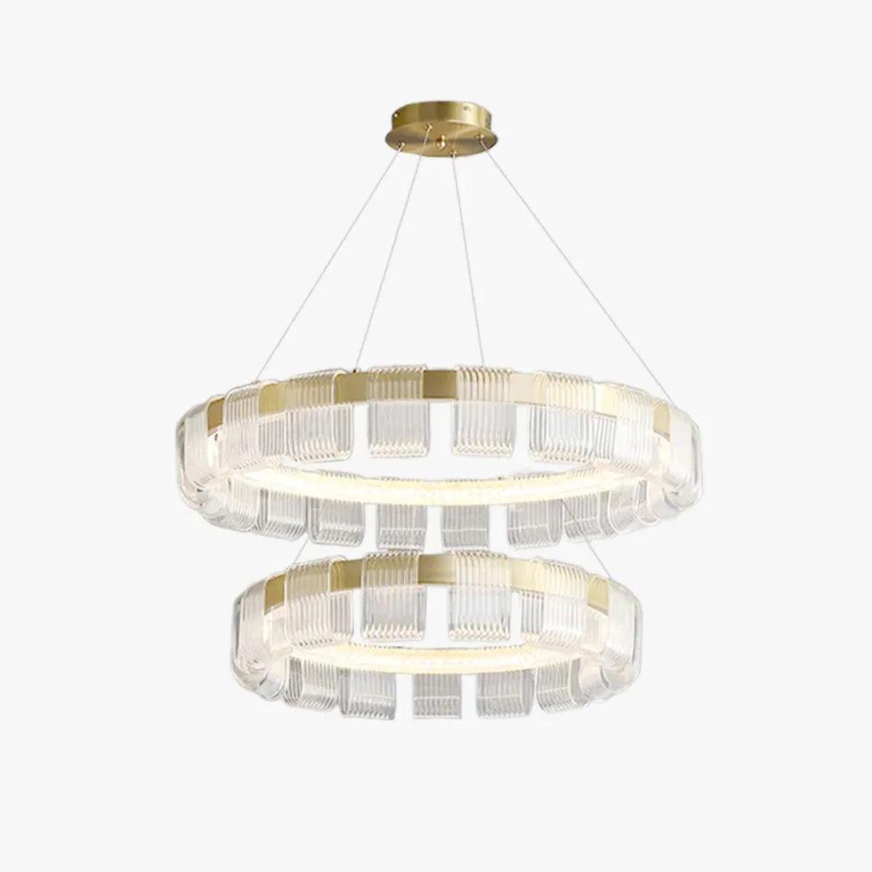 Wavy Acrylic Modern Gold Pendant Light - Clowas