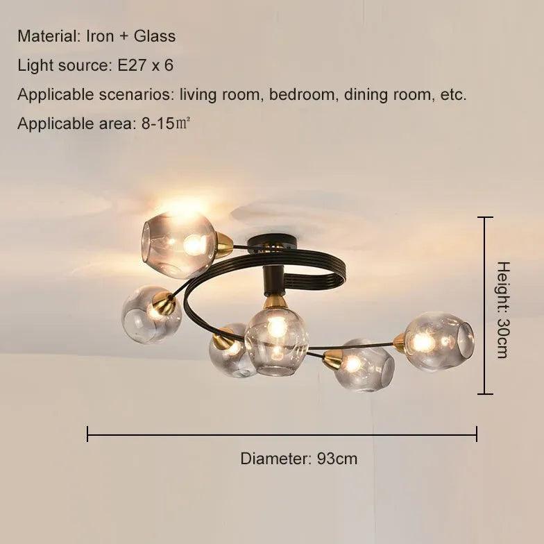 Extension Of Transparency Modern Ceiling Lights - Clowas