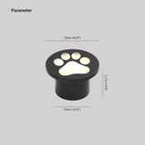 Black Paw Led Ground Outdoor Lights - Clowas