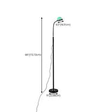 Green Lampshade Metal Pole Floor Lamp - Clowas