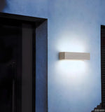 Modern Rectangular Outdoor Wall Light Cement Waterproof for Exterior Walls
