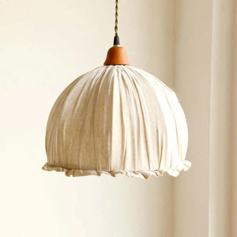 Fabric Art Bedroom Vintage Pendant Light - Clowas