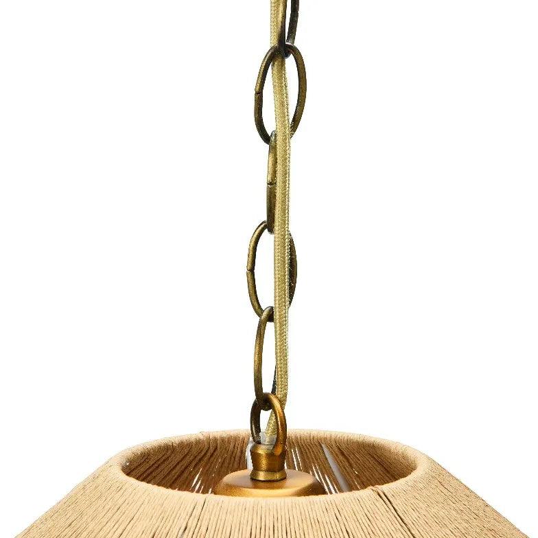 Fabric Barrel Living Room Vintage Pendant Light - Clowas