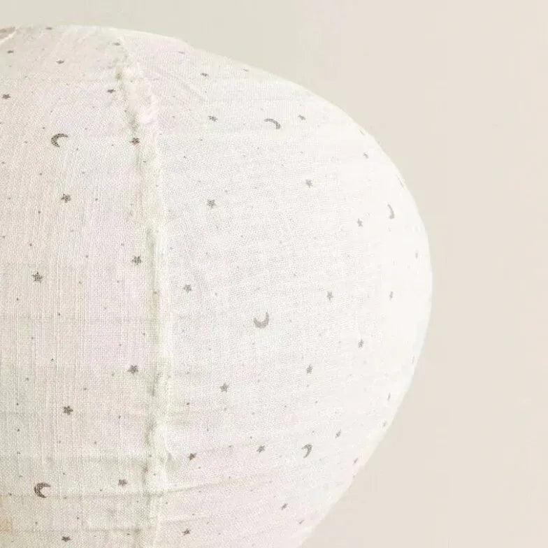 Fabric Hot Air Balloon White Flush Ceiling Lights - Clowas