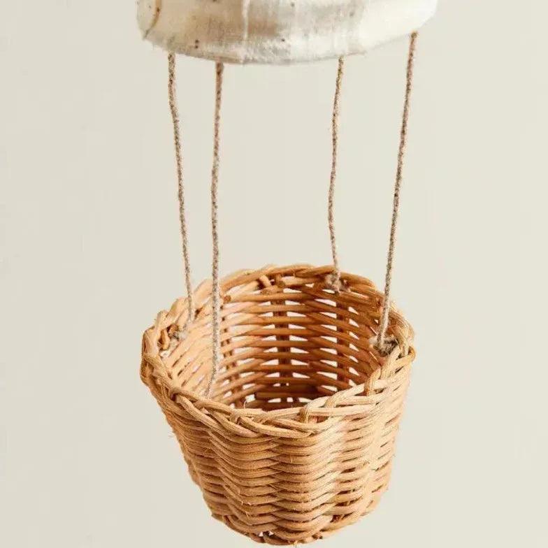 Fabric Hot Air Balloon White Flush Ceiling Lights - Clowas