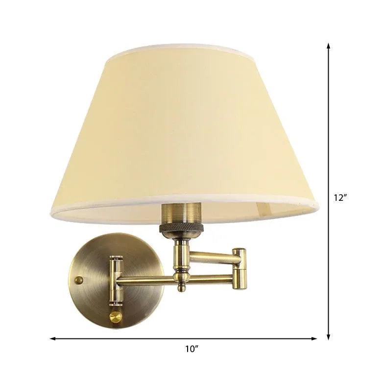 Fabric Lampshade Adjustable Vintage Wall Lights - Clowas