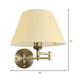 Fabric Lampshade Adjustable Vintage Wall Lights - Clowas