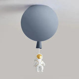 Modern Balloon Astronaut LED Ceiling Light for Bedroom