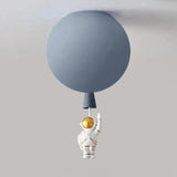Modern Balloon Astronaut LED Ceiling Light for Bedroom