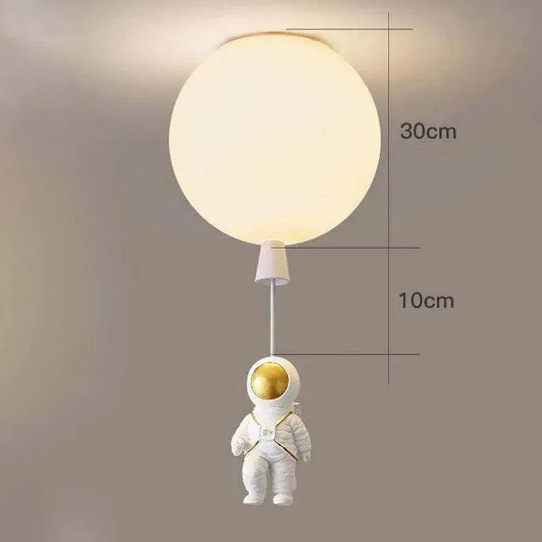 Astronaut Cartoon Design Bedroom Ceiling Light - Clowas