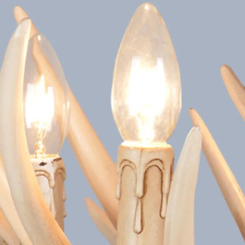 Faux Antler Vintage Candle Holder Chandelier - Clowas