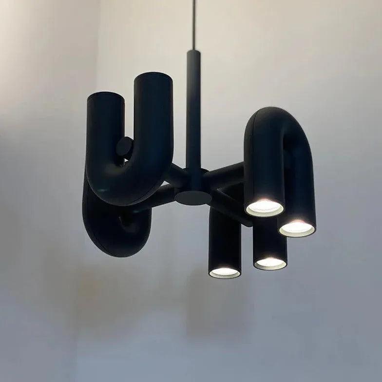 Iron U Shaped Statement Pendant Lights