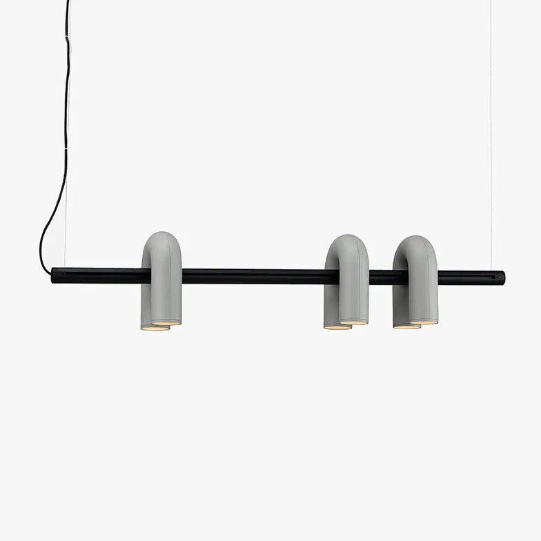 Modern Style Iron U-Shaped Pendant Light