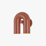 LED Modern Black U-Shaped Wall Light