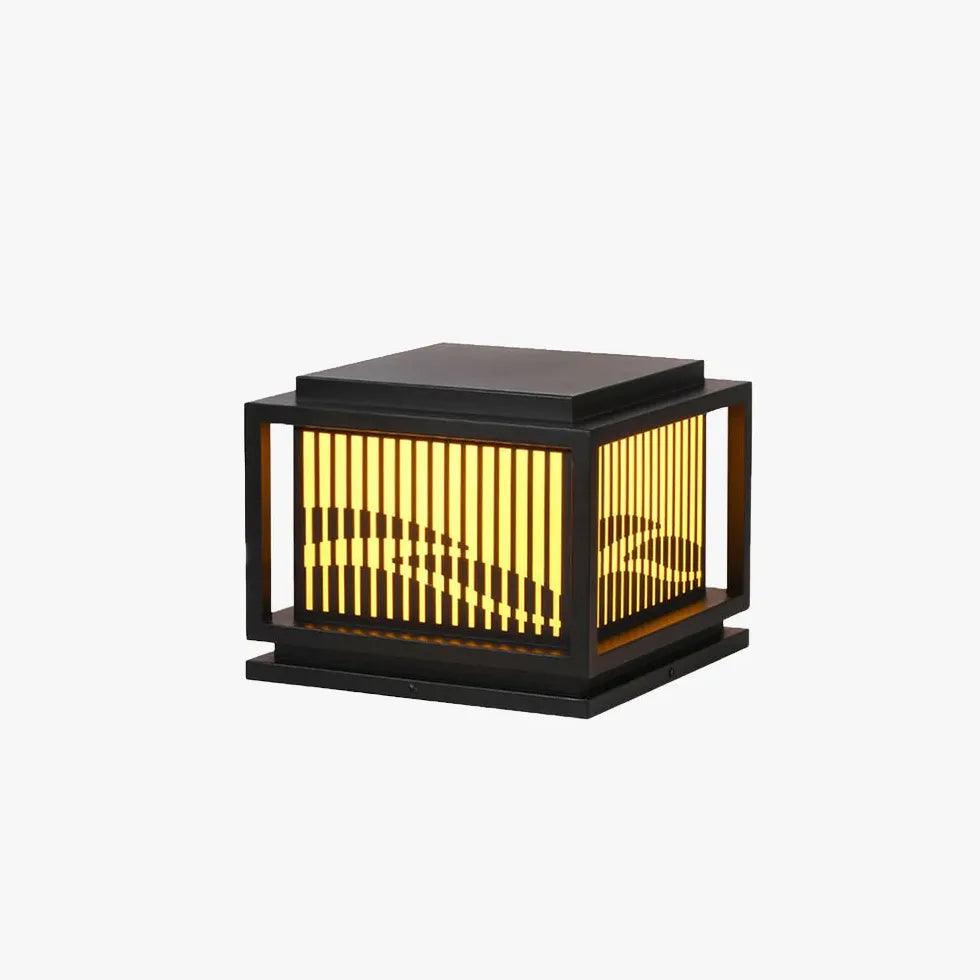 Fence Shape Vintage Led Outdoor Pillar Lights - Clowas