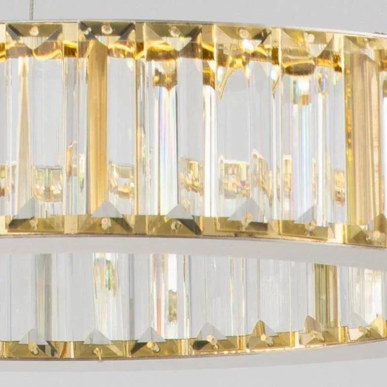 Fence Type Crystal Dining Room Pendant Light - Clowas