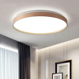 Flat Circular Shape Bedroom Flush Ceiling Lights - Clowas