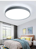 Flat Circular Shape Bedroom Flush Ceiling Lights - Clowas