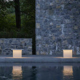 Flat Roof Black Garden Bollard Lights - Clowas