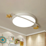 Flat Stars Bedroom LED Flush Ceiling Lights - Clowas