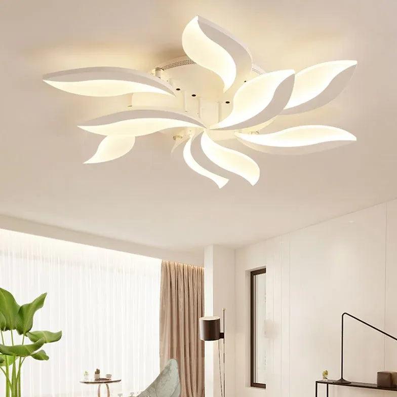 Floral Shape Modern Living Room Pendant Light - Clowas