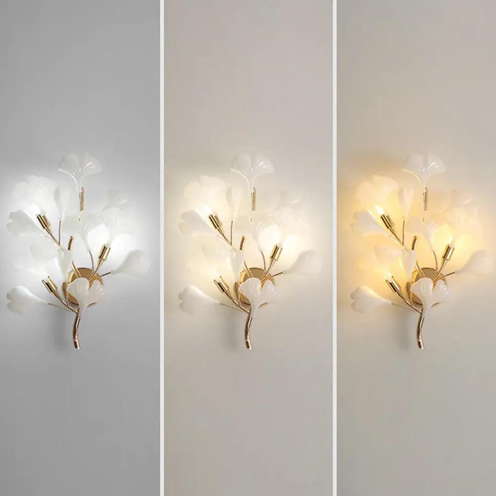 floral wall light for bedroom - Clowas
