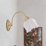 Flower Wall Light Vintage Glass - Clowas
