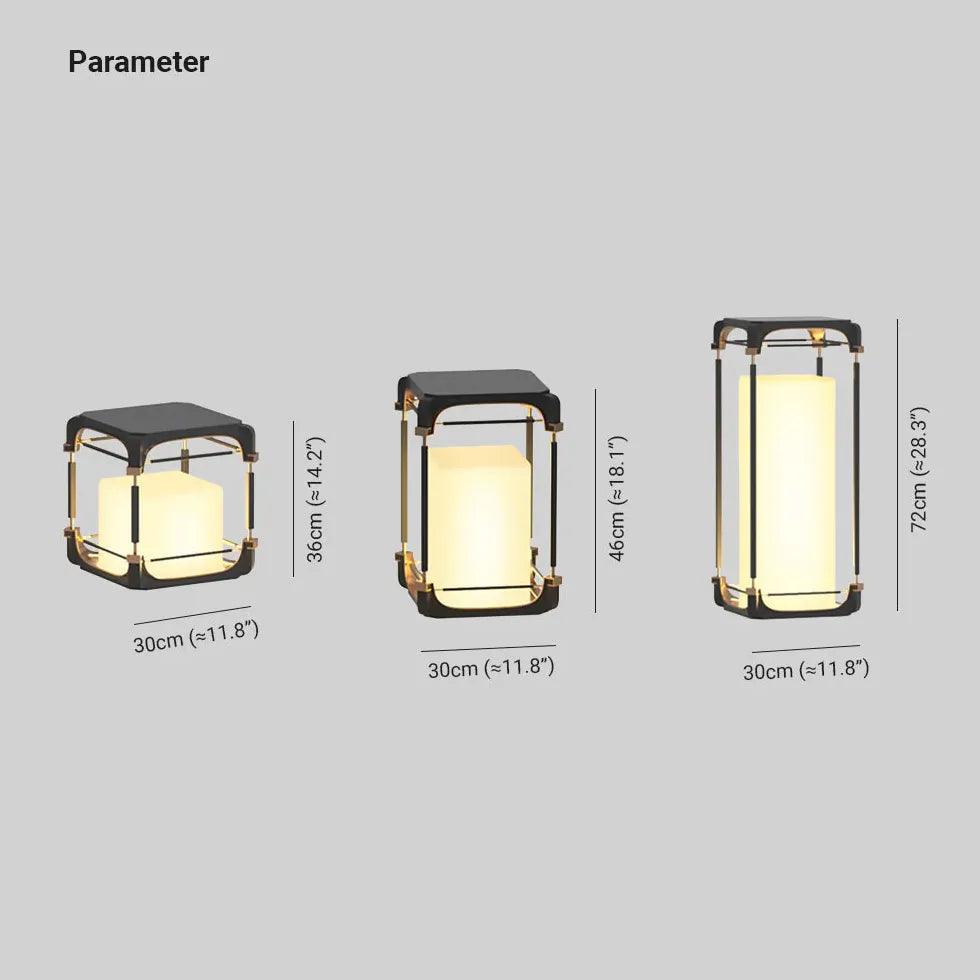 Frame Lantern Outdoor Floor lamps - Clowas