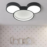 Cartoon Black LED Bedroom Ceiling Light - Clowas