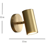 Cylindrical Led Bedside reading Spotlight - Clowas