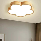 Wooden Star-Shaped Children's Ceiling Light - Clowas