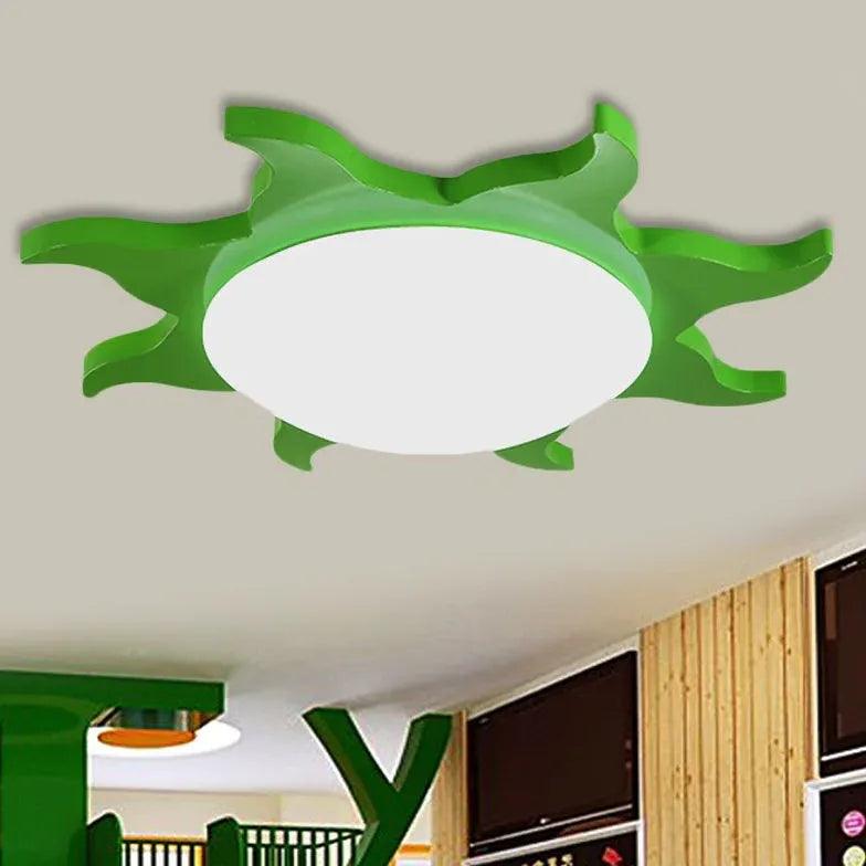 Multi-color Sunflower Shaped Bedroom Ceiling Light - Clowas