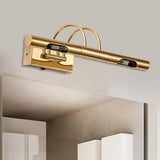 Luxury LED Waterproof Brass Bathroom Wall Lights