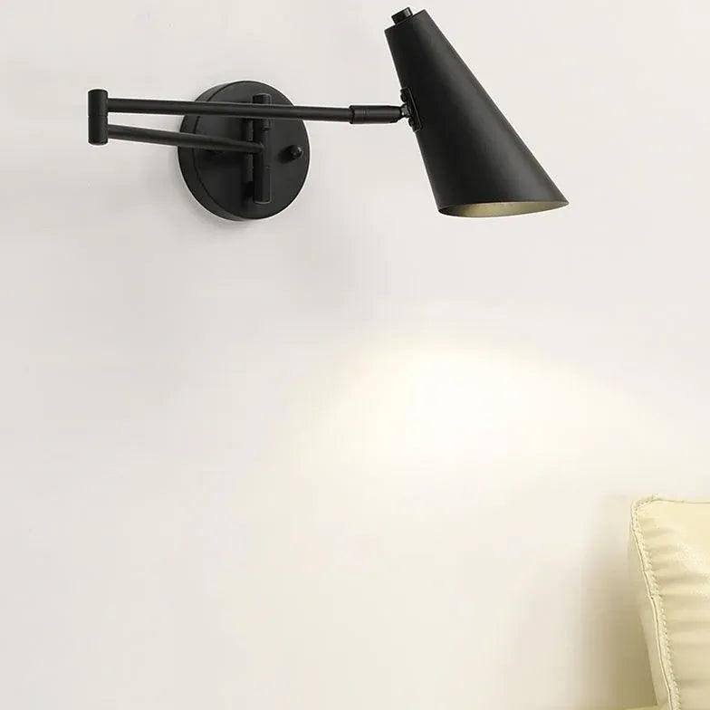 Modern Black Wall Light Indoor for Bedroom